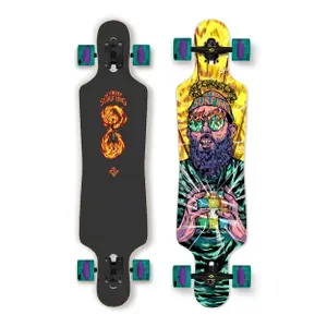 Skateboard Street Surfing Drop Though Freeride 39" image-0
