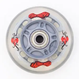 sswh06luwh-skateboard-wheel-street-surfing-neon-abec5-x6-white-grey-hub-78mm-82a