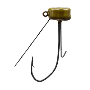 Conjunto de 3 cabeças de chumbo Strike King Tour Grade Weedless Ned Rig Head image-0