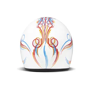 Casque moto jet DMD Vintage Stripe image-2
