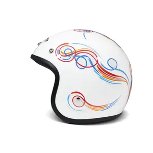 Casque moto jet DMD Vintage Stripe image-3