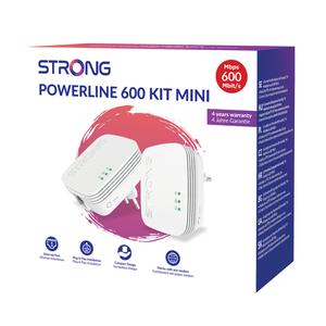 Prise CPL 600Mbps Strong POWERL600MINIDUO (x2)