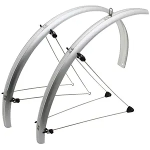 Para błotników city-vtc z klasycznym mocowaniem ze stali nierdzewnej Stronglight road 28'' image-0