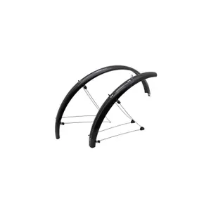 Par mountainbike-skærmstænger med klassiske fastgørelser i rustfrit stål Stronglight Country image-0