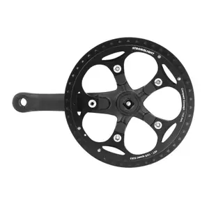 Road crankset with housing for transmission without chain tensioner Stronglight Impact S 46Dts 8V. 170 mm image-1