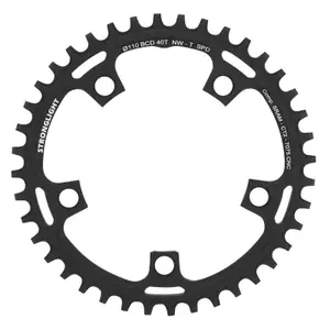Πλάκα χαλίκι 5 κλαδιά Stronglight Sram Ct2 Mono Red-Force-Rival image-0