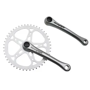 Πεταλιέρα πόλης αλουμινίου με αλυσίδα Stronglight SL55 170 mm 46D. 2.38 image-0