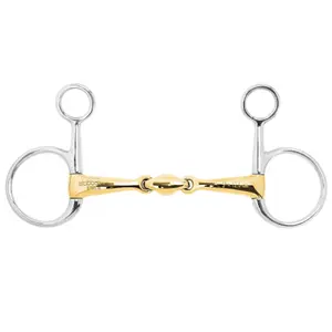 Double snaffle bits for horses Stübben Baucher image-0