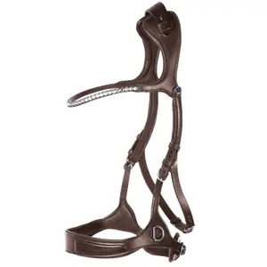Coney Muzzle Bridle without Bit with Crystal Browband Stübben Freedom II