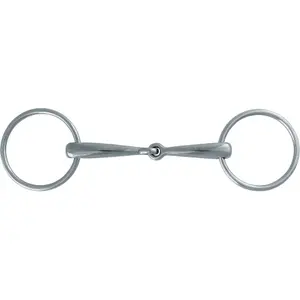 2-Ringe-Trense für Pferd aus rostfreiem Stahl Stübben 2226 image-0