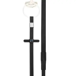 Rênes pour cheval avec boucles Slide&Lock en caoutchouc Stübben All Weather Grip image-1