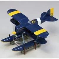Airplane Model with Figure Studio Ghibli Porco Rosso Curtiss R3C-0 image-1