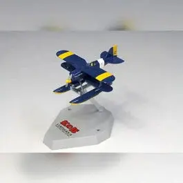 Airplane Model with Figure Studio Ghibli Porco Rosso Curtiss R3C-0 image-4