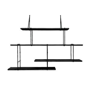 link-2bb-vagghylla-studio-hausen-link-shelf-set-2-svart-svart-140x96x24-cm