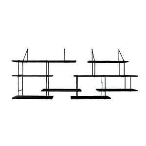 link-duobb-vagghylla-studio-hausen-duo-link-shelf-svart-svart-280x96x24-cm