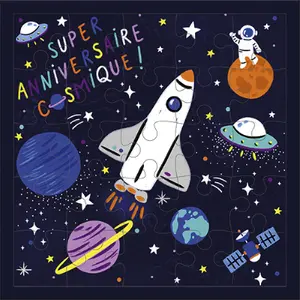 Square puzzle card Studio Kiub Les Petits Astronaute image-0