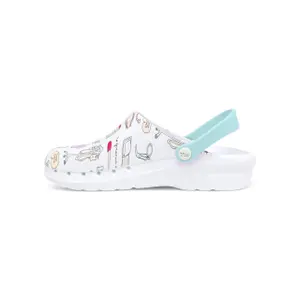 Printed Work Clogs Women Suecos Oden Enfermera En Apuros image-1
