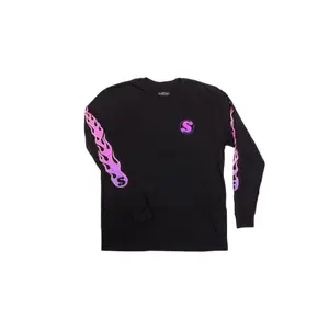 Long sleeve flame t-shirt Sunday image-0