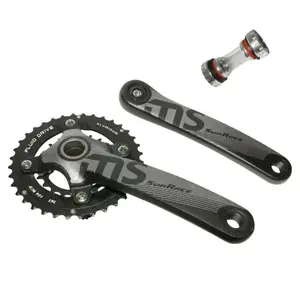 Integrated aluminium crankset with threaded cup Sunrace Ms10 10V 40/30/22 T