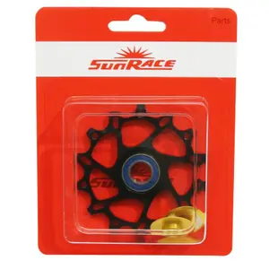 Πηρούνι ντεραγιέ ποδηλάτου από κεραμικό Sunrace 12-11-10V 14 dents image-0