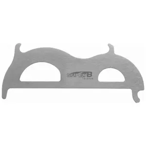 2 i 1 verktyg för kontroll av kedjespänning - krok Super B image-0