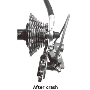 Patilla de cambio de aluminio adaptable a cualquier cuadro/universal Super B TB-ET05 Premium image-1