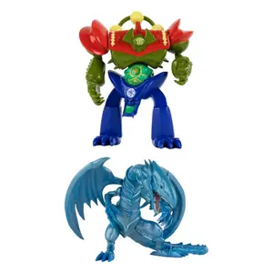 Set of 2 figurine packs - blue-eyes white dragon &amp; gate guardian Super Impulse Yu-Gi-Oh! image-0