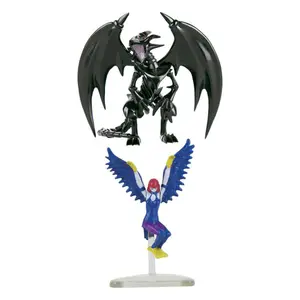 Set of 2 figurine packs - red-eyes black dragon &amp; harpie lady Super Impulse Yu-Gi-Oh! image-0