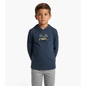 Sweatshirt med huva för barn super.natural Tropicar Light image-3