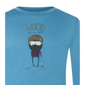 Långärmad T-shirt för barn super.natural Wood Crafti image-1