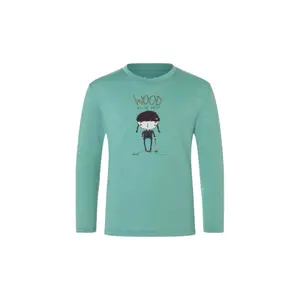 Långärmad T-shirt för barn super.natural Wood Craftine