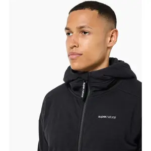 Full-zip hooded jacket super.natural Aloof DWR image-4
