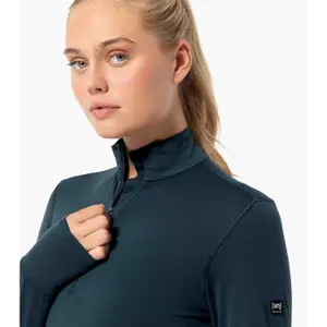 Damski polar 1/4 zip super.natural Tundra175 image-3