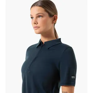 Women's zip-up polo super.natural image-3