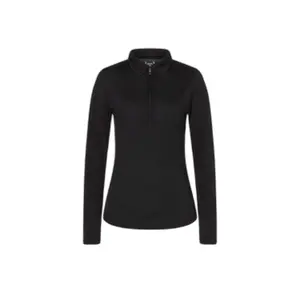Women's long sleeve zip polo super.natural image-0