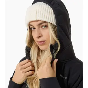 Sweatshirt med huva för kvinnor super.natural Aloof Dwr image-2