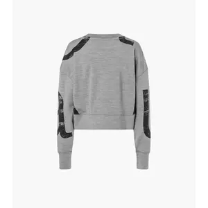 Sweter damski super.natural Capital Logo Krissini image-1