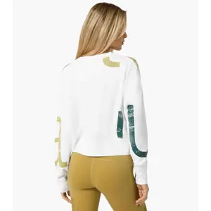 Sweatshirt femme super.natural Capital Logo Krissini image-3
