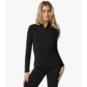 Polo zippé manches longues femme super.natural Lux image-1