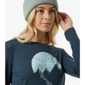 Långärmad T-shirt för kvinnor super.natural Gondola image-3