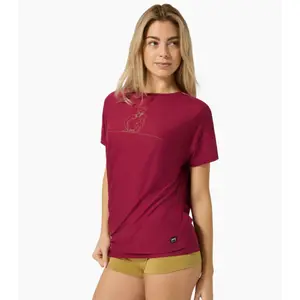 Women's loose-fitting T-shirt super.natural Cat Yoga image-3