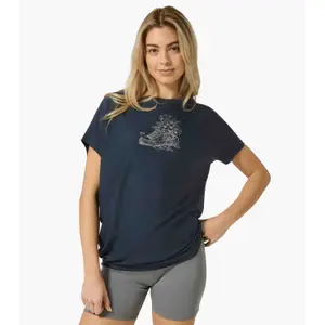 T-shirt de mulher super.natural Flower Sneakers Loose image-1