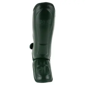 Protège-tibias boxe Thaï en cuir Super Pro Guardian image-1