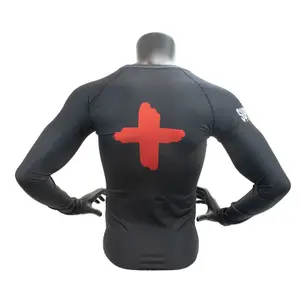 Langärmelige Rashguard Super Pro Skull image-3