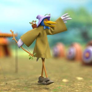 Samlerfigur Super7 Robin Hood Disney Ultimates Robin Hood Stork Costume image-6