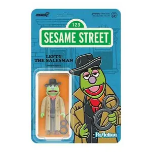 Sesame Street Figurine 1 Super7 Wave 02 Lefty the Salesman image-0