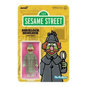 Sesame Street Figurine 1 Super7 Wave 03 Sherlock Hemlock image-0