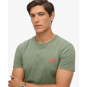 T-Shirt mit Logo aus Baumwolle Superdry Essential image-5