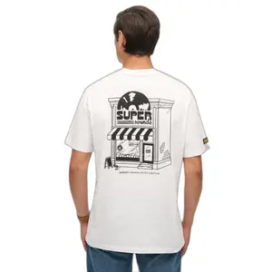 Oversized T-shirt Superdry Record Label image-2