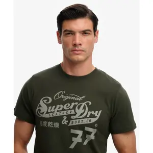 T-shirt Superdry Leather & Boot Co Script image-5